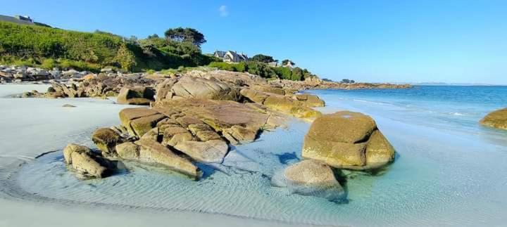 Gite Merlin Spa Privatif Et Sauna Trelevern Exterior foto
